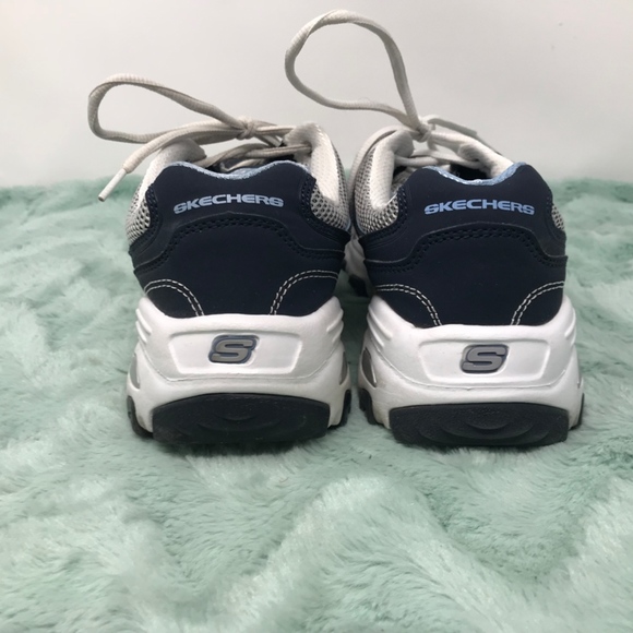 SALE! SKECHERS Sport D’lites Blue Sneaker Size 9.5 - Picture 5 of 8